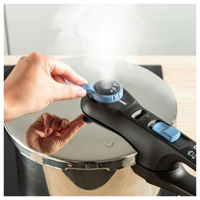 Tefal Secure Trendy P2580701 Olla de 6 l, Plata