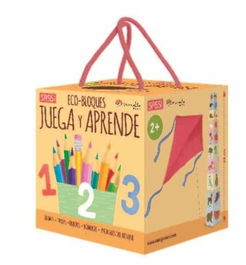 Bloques Y Libro Sassi Manolito Books Jolas Eta Ikasi - Euskera 10 Piezas (+2 Años)