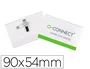 Q-connect Identificador con pinza e imperdible KF01567 54x90 mm