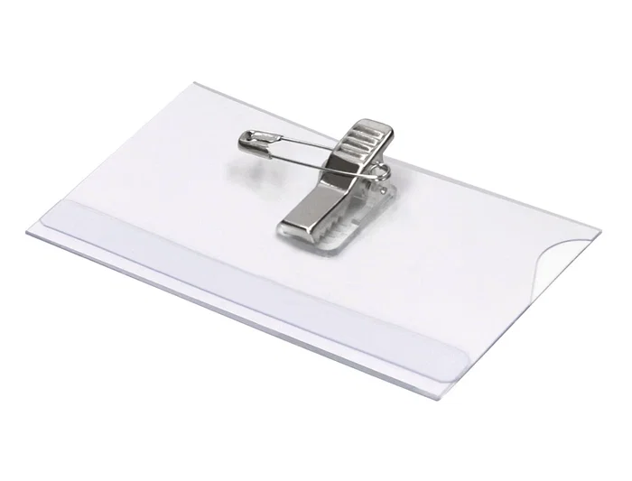 Q-connect Identificador con pinza e imperdible KF01567 54x90 mm