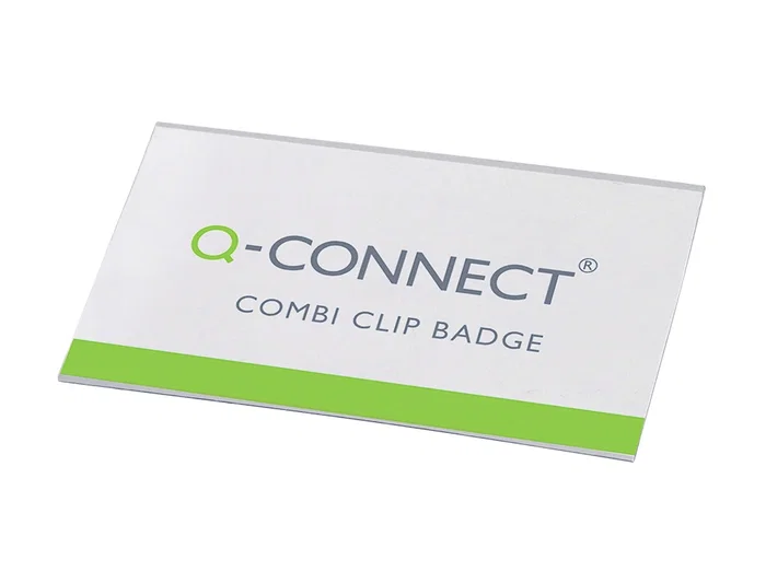 Q-connect Identificador con pinza e imperdible KF01567 54x90 mm