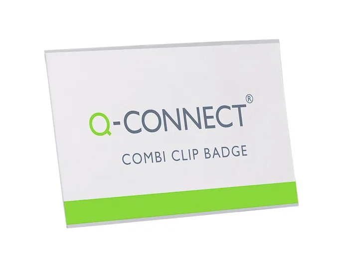 Q-connect Identificador con pinza e imperdible KF01567 54x90 mm