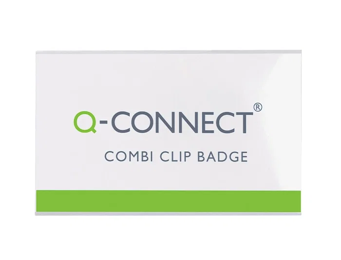 Q-connect Identificador con pinza e imperdible KF01567 54x90 mm