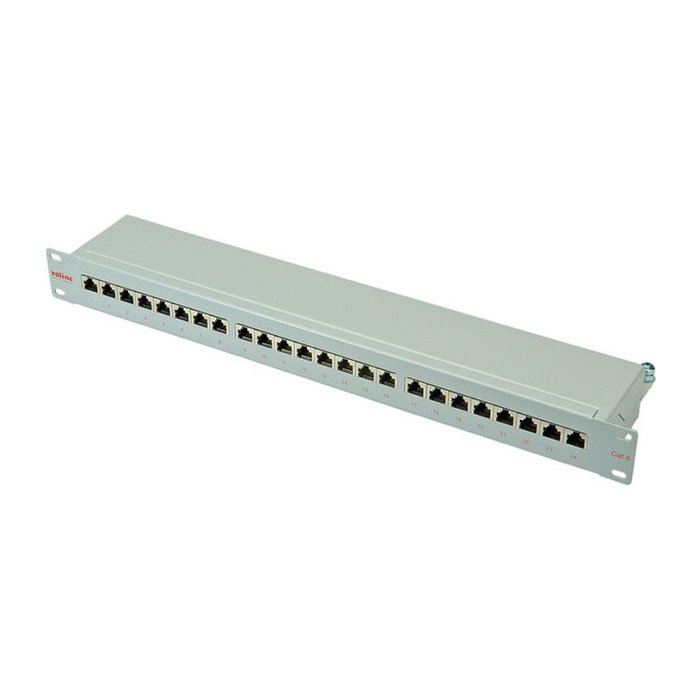 ROLINE Patch Panel 26.11.0351 Cat.6 24 Puertos Gris ROLINE Patch Panel 26.11.0351 Cat.6 24 Puertos Gris