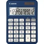 Canon KS-125KB Calculadora de Escritorio Básica 12 Dígitos con Panel Solar/Batería LR44, Cálculo de Impuestos, LCD, Azul