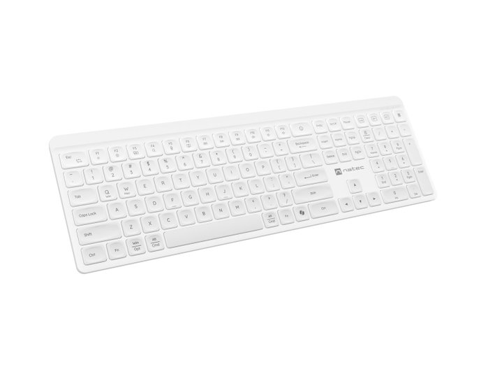 Natec Tang Teclado Inalámbrico 100% Full-size Blanco Natec Tang Teclado Inalámbrico 100% Full-size Blanco