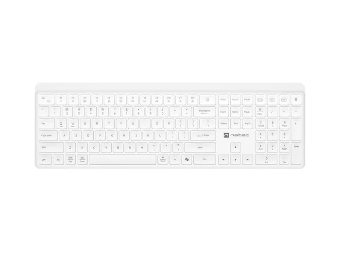 Natec Tang Teclado Inalámbrico 100% Full-size Blanco Natec Tang Teclado Inalámbrico 100% Full-size Blanco