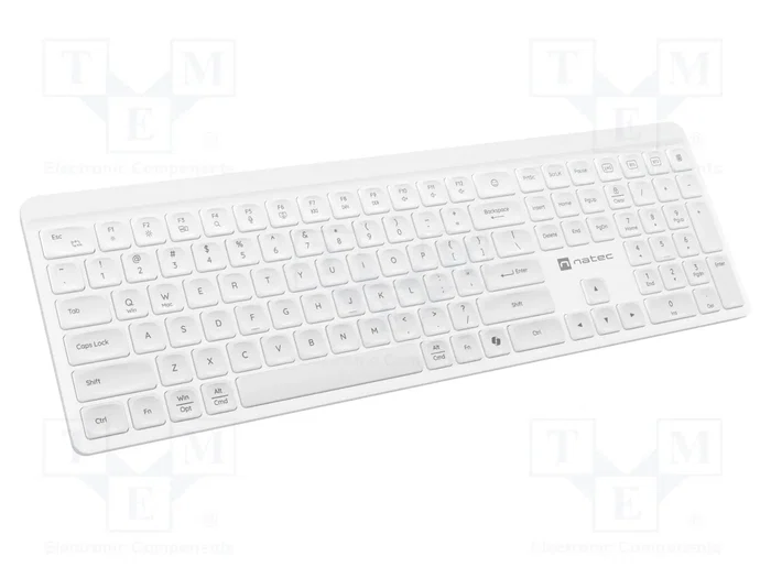 Natec Tang Teclado Inalámbrico 100% Full-size Blanco Natec Tang Teclado Inalámbrico 100% Full-size Blanco
