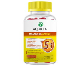Aquilea Gummies Magnesio + Espirulina 60 Unidades - Complemento Alimenticio con 180 mg de Magnesio por Gummy (Citrato de Trimagnesio)