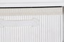 DKD Home Decor Cajonera Basicos Blanco 3 Cajones 42 x 63 x 32 cm Bambu y Paulownia
