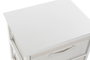 DKD Home Decor Cajonera Basicos Blanco 3 Cajones 42 x 63 x 32 cm Bambu y Paulownia