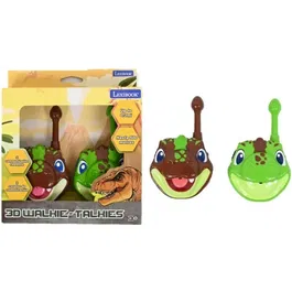 Lexibook Walkie Talkie Dinosaurios 3D Alcance 500m