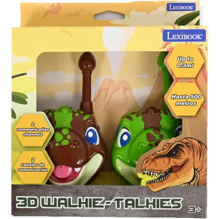 Lexibook Walkie Talkies 3D Dinosaurios