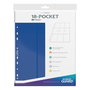 Ultimate Guard 18-Pocket Pages Side-Loading (10) - Blue