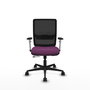 PIQUERAS Y CRESPO Silla de oficina Haches Morada con Mecanismo Sincro/Traslack