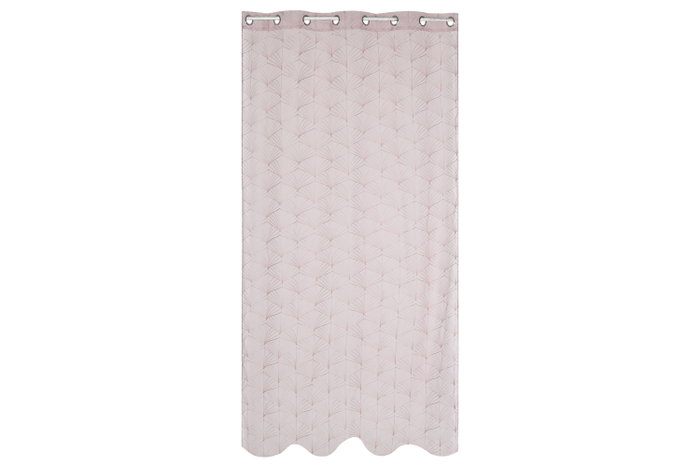 Cortina Rosa Palo DKD Home Decor 260 x 140 cm (2 Unidades) Poliester
