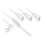 Kabelmeister Cable de extensión Euro con 3 tomas, 0,25 m