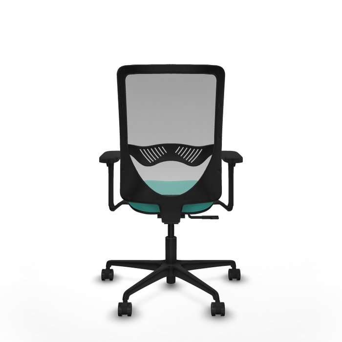 PIQUERAS Y CRESPO Silla de oficina Zulema con mecanismo Sincro, Turquesa y Gris PIQUERAS Y CRESPO Silla de oficina Zulema con mecanismo Sincro, Turquesa y Gris