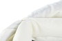 DKD Home Decor Cama Chill Out Terraza Y Jardin Blanco Marron Oscuro 175 x 145 x 175 cm