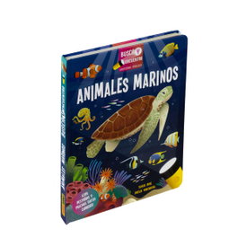 PANINI FONDO, Busca y encuentra linterna mágica - Animales marinos