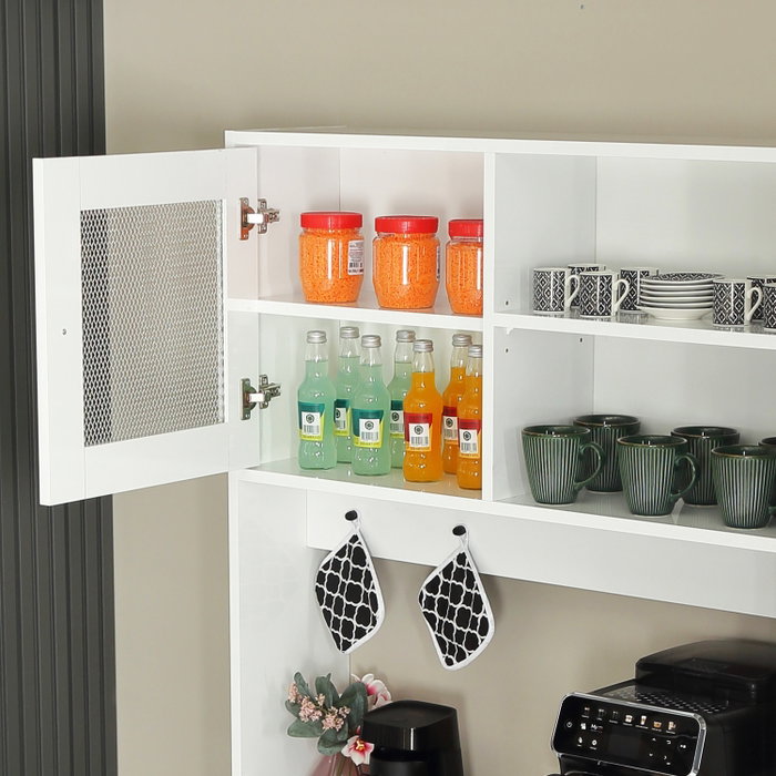 Hanah Home Grano 96 Armario Multiusos Blanco 96x187x40 cm