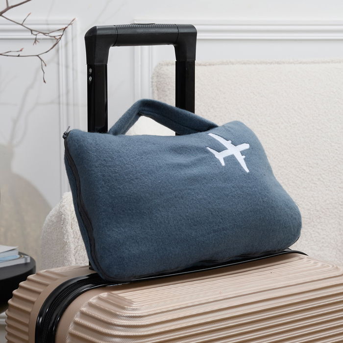 Jet Lag Manta de Avión Con Funda 120x150 cm Poliéster