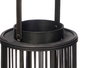Giftdecor Farol Bambú Negro Vela Grande 20.5 x 52 x 20.5 cm (Set de 4)
