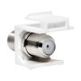 LogiLink Keystone Verbinder F-Type 75 Ohm F/F Blanco
