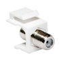 LogiLink Keystone Verbinder F-Type 75 Ohm F/F Blanco