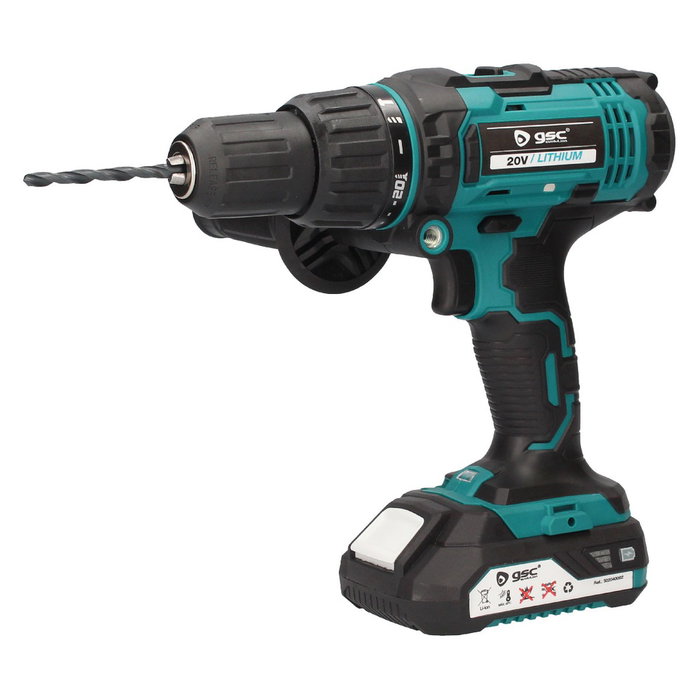 Hantums Taladro Destornillador Percutor Inalámbrico 20V Hantums Taladro Destornillador Percutor Inalámbrico 20V