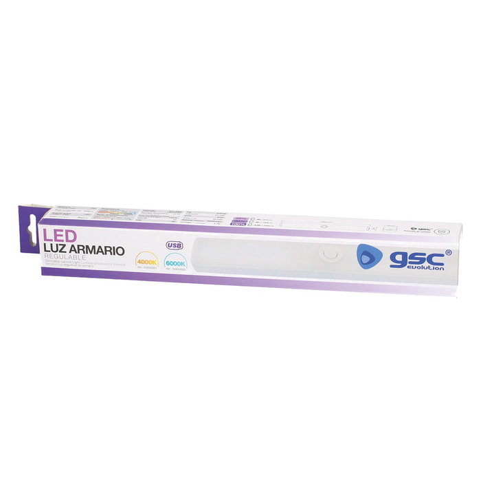 GSC Evolution Luz de armario LED 4W 6000K regulable GSC Evolution Luz de armario LED 4W 6000K regulable