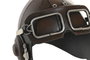 DKD Home Decor Decoración de Metal Casco de Aviador Marrón
