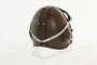 DKD Home Decor Decoración de Metal Casco de Aviador Marrón