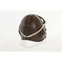 DKD Home Decor Decoracion Vintage Marron Metal Casco Aviador 16.5 x 14.5 x 14 cm