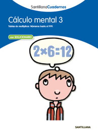 SANTILLANA Cálculo mental, 3 Educación Primaria. Cuaderno