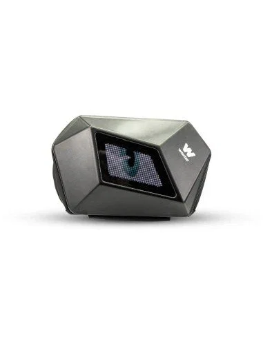 Woxter AC26-009 Mochila LED Loy-Evil Eye 6L Negro con Pantalla LED Personalizable 48x48, Bluetooth, Resistente al Agua