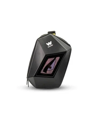 Woxter AC26-009 Mochila LED Loy-Evil Eye 6L Negro con Pantalla LED Personalizable 48x48, Bluetooth, Resistente al Agua