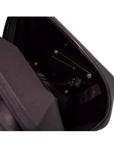 Woxter AC26-009 Mochila LED Loy-Evil Eye 6L Negro con Pantalla LED Personalizable 48x48, Bluetooth, Resistente al Agua