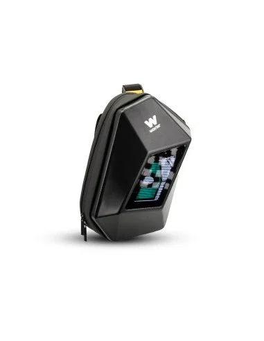 Woxter AC26-009 Mochila LED Loy-Evil Eye 6L Negro con Pantalla LED Personalizable 48x48, Bluetooth, Resistente al Agua