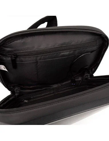 Woxter AC26-009 Mochila LED Loy-Evil Eye 6L Negro con Pantalla LED Personalizable 48x48, Bluetooth, Resistente al Agua