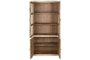 DKD Home Decor Vitrina de Mango y Cristal 90x40x180