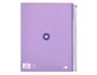 Antartik Cuaderno Espiral Micro A4 Forrada 120 Hojas 90gr Horizontal 5 Bandas Lavanda