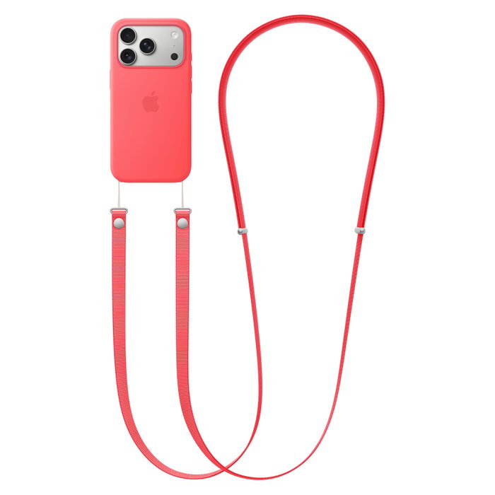 Apple Crossbody Strap Bright Guava