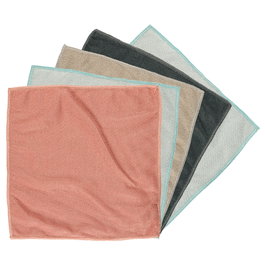 Je Cherche Une Idée Juego de 5 Gamuzas de Microfibra 30x30 cm Paños de Limpieza Multiusos