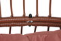 DKD Home Decor Sillón de Terraza y Jardín Terracota Blanco Ratán Sintético 71 x 147 x 99 cm