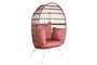 DKD Home Decor Sillón de Terraza y Jardín Terracota Blanco Ratán Sintético 71 x 147 x 99 cm