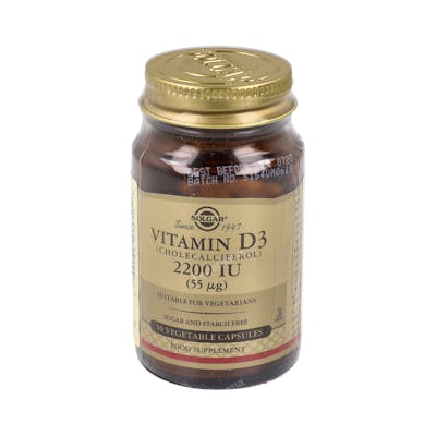 Solgar Vitamina D3 2200 UI (55 mcg) 50 cápsulas vegetales