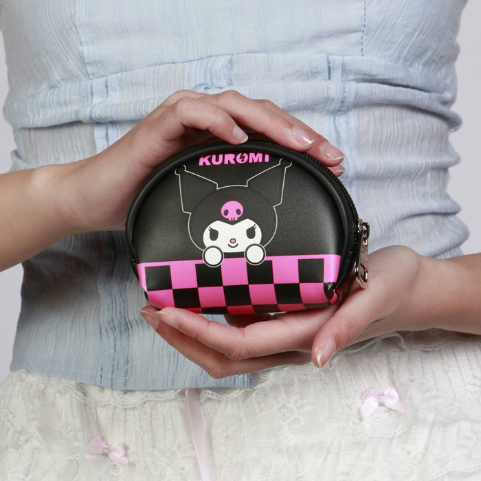 Karactermania Monedero Casual Oval Kuromi Chess Multicolour