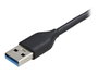 Startech.com Hub USB 3.0 de 4 Puertos USB-A, USB 3.1 Gen 1 SuperSpeed 5 Gbps, Alimentado por Bus, Portátil