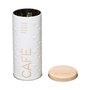 5Five Caja metálica Scandi nature para cápsulas de café, Blanco / beige